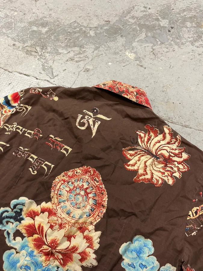 AW2003 Roberto Cavalli Astrology Asian Shirt (M/L) sQwHUpG 8