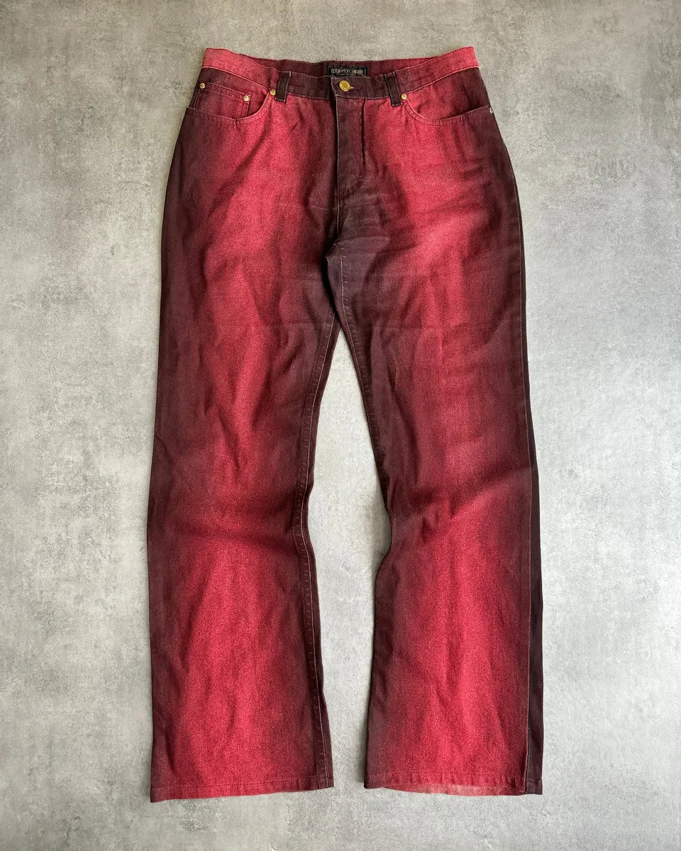 AW2003 Roberto Cavalli Red Devil Harmony Pants VNoXdiH 0