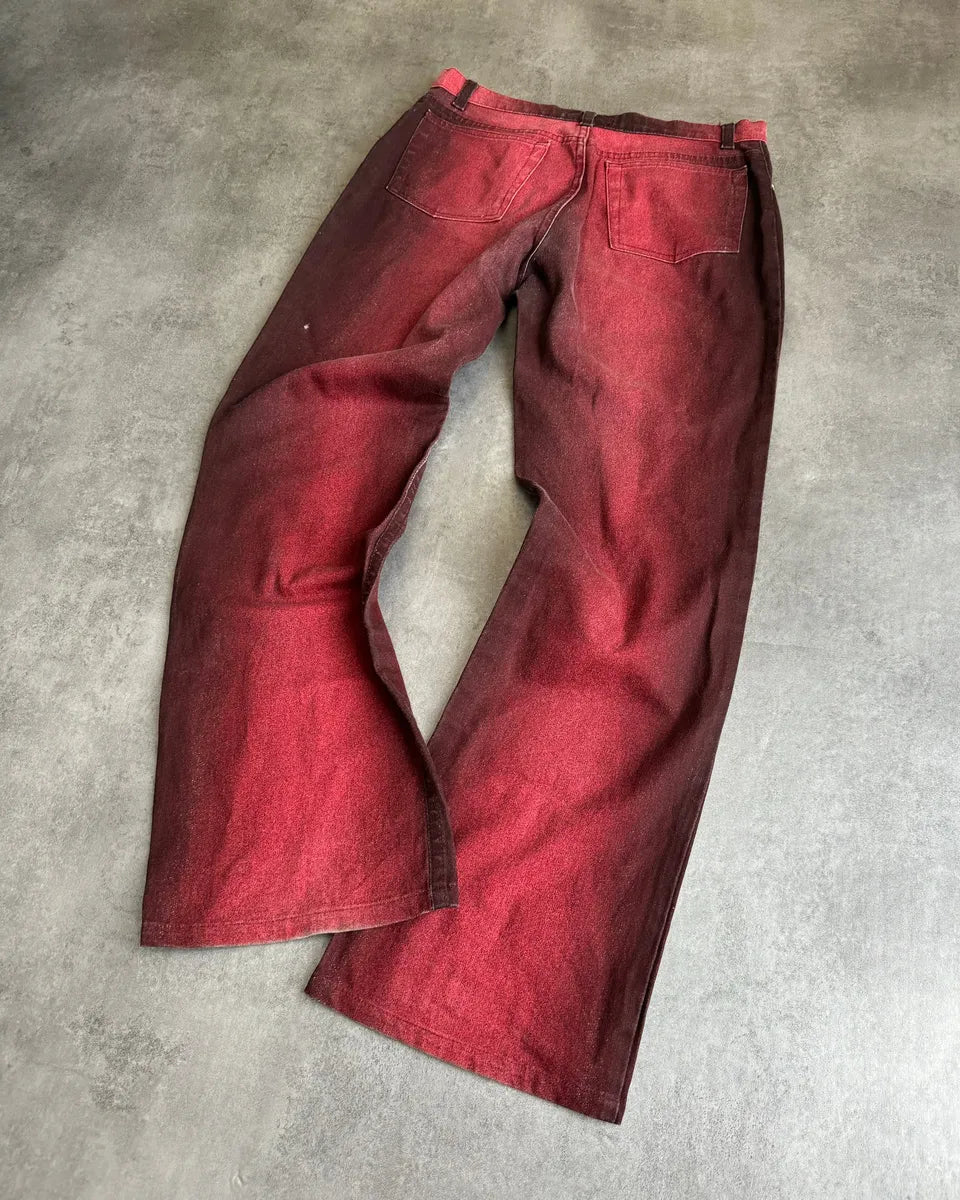 AW2003 Roberto Cavalli Red Devil Harmony Pants VNoXdiH 1
