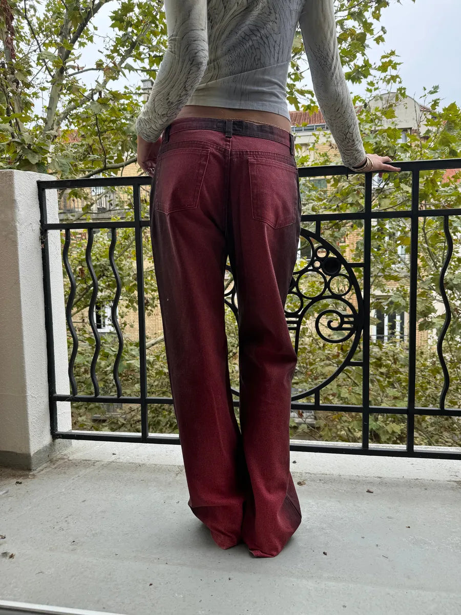 AW2003 Roberto Cavalli Red Devil Harmony Pants VNoXdiH 4