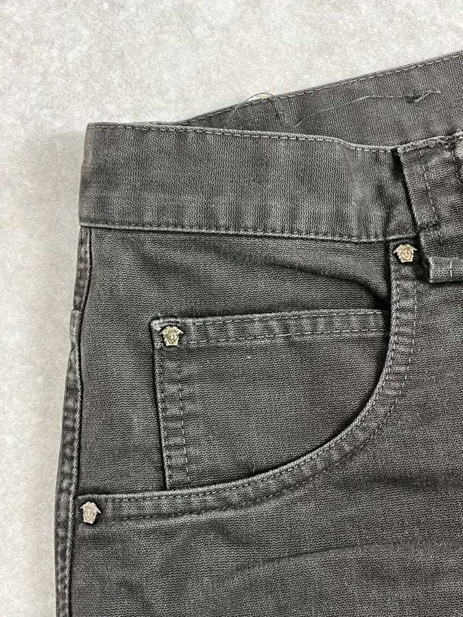 AW2003 Versace Dark Grey Military Cargo Pants YNLwUAL 10