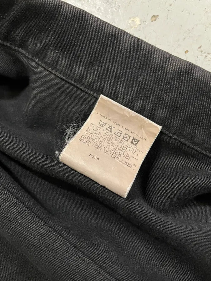 AW2003 Versace Military Multi-Pockets Cargo Black Jacket uDduKUW 9