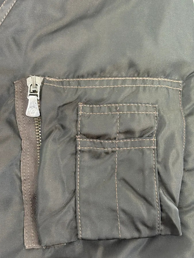 AW2003 Versace Olive Green Aviator Bomber Jacket GSjBtVn 7