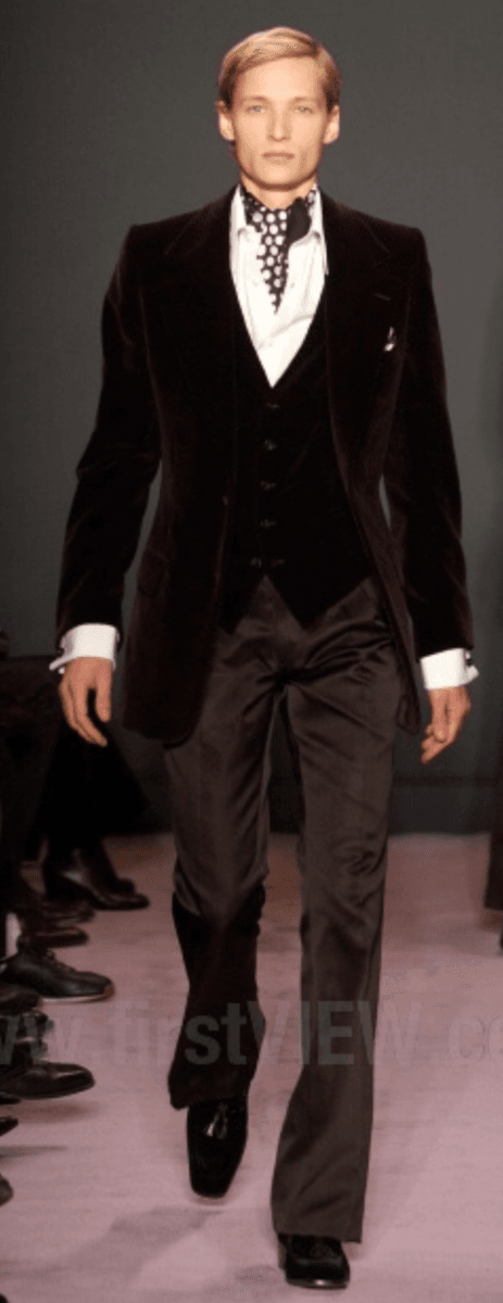 AW2003 Yves Saint Laurent Black Classy Chinos Pants NSncUdt 2