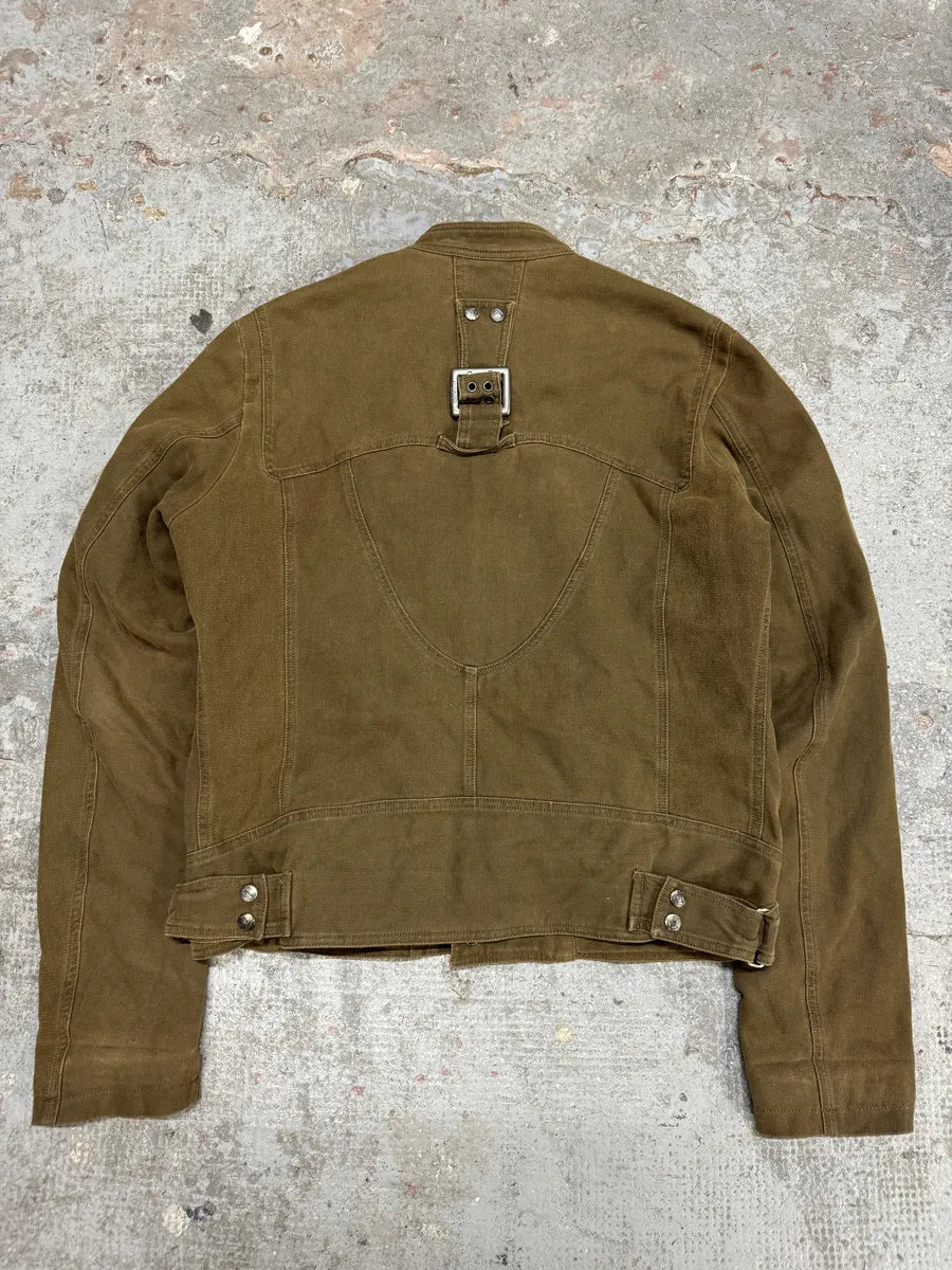AW2004 Cavalli Beige Astro Beige Biker Racing Jacket (M/L) jFoCGek 1