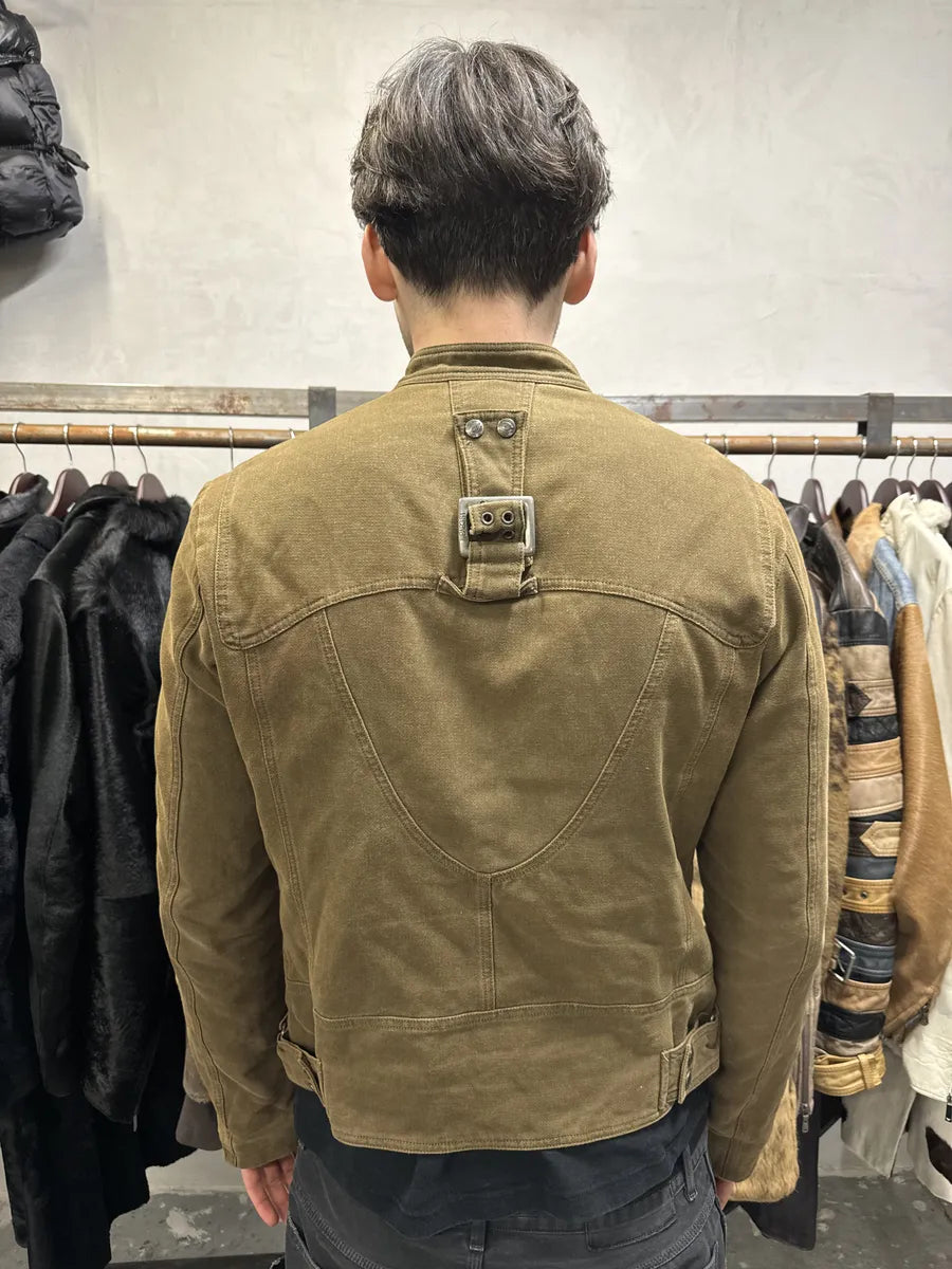 AW2004 Cavalli Beige Astro Beige Biker Racing Jacket (M/L) jFoCGek 3