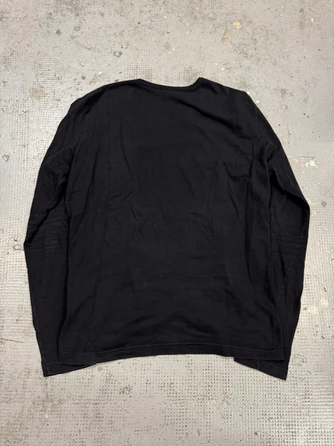 AW2004 Cavalli Black Henley Longsleeves NBLliiU 3