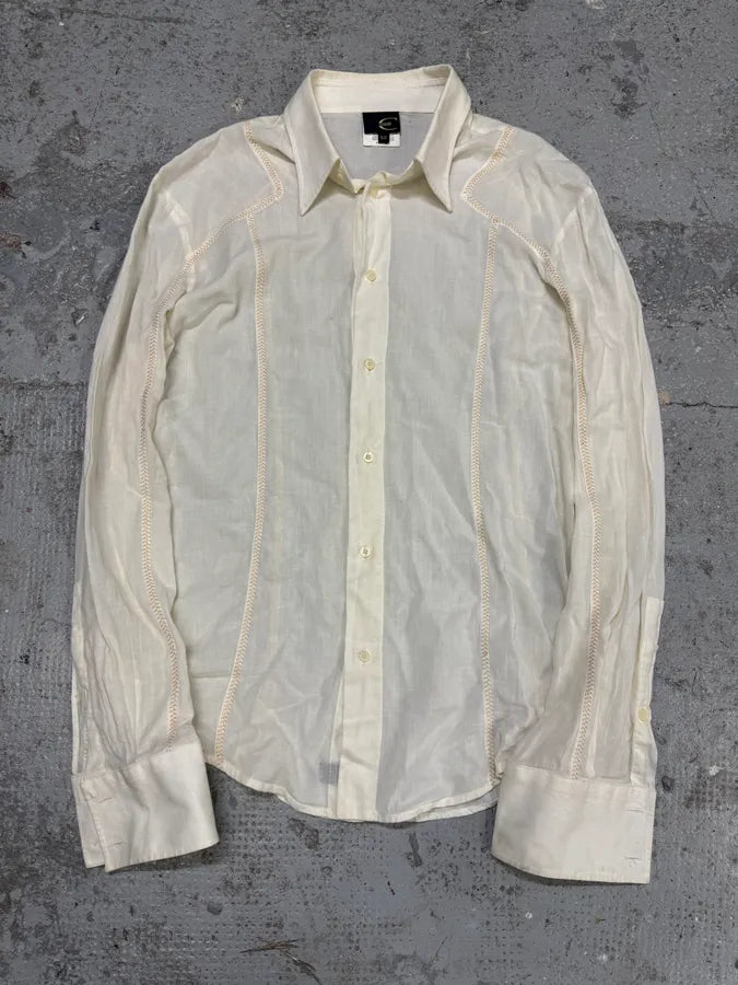 AW2004 Cavalli Cozy White Shirt gDLZzOs 0