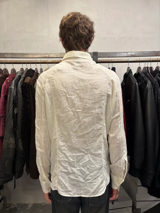 AW2004 Cavalli Cozy White Shirt gDLZzOs 2