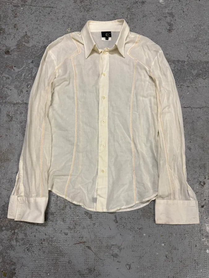 AW2004 Cavalli Cozy White Shirt gDLZzOs 7