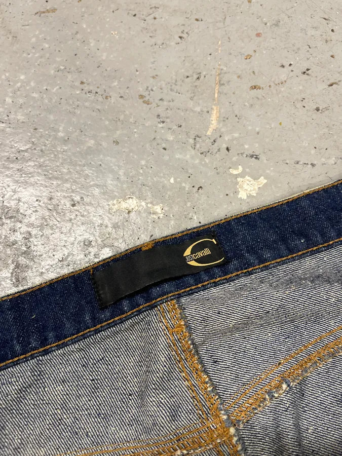 AW2004 Cavalli Flash Blue Denim Jeans BFmwswo 11