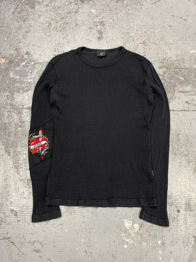 AW2004 Cavalli Knit Dagger Heart Sweater HRxrkIo 0