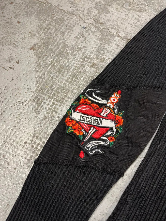 AW2004 Cavalli Knit Dagger Heart Sweater HRxrkIo 4