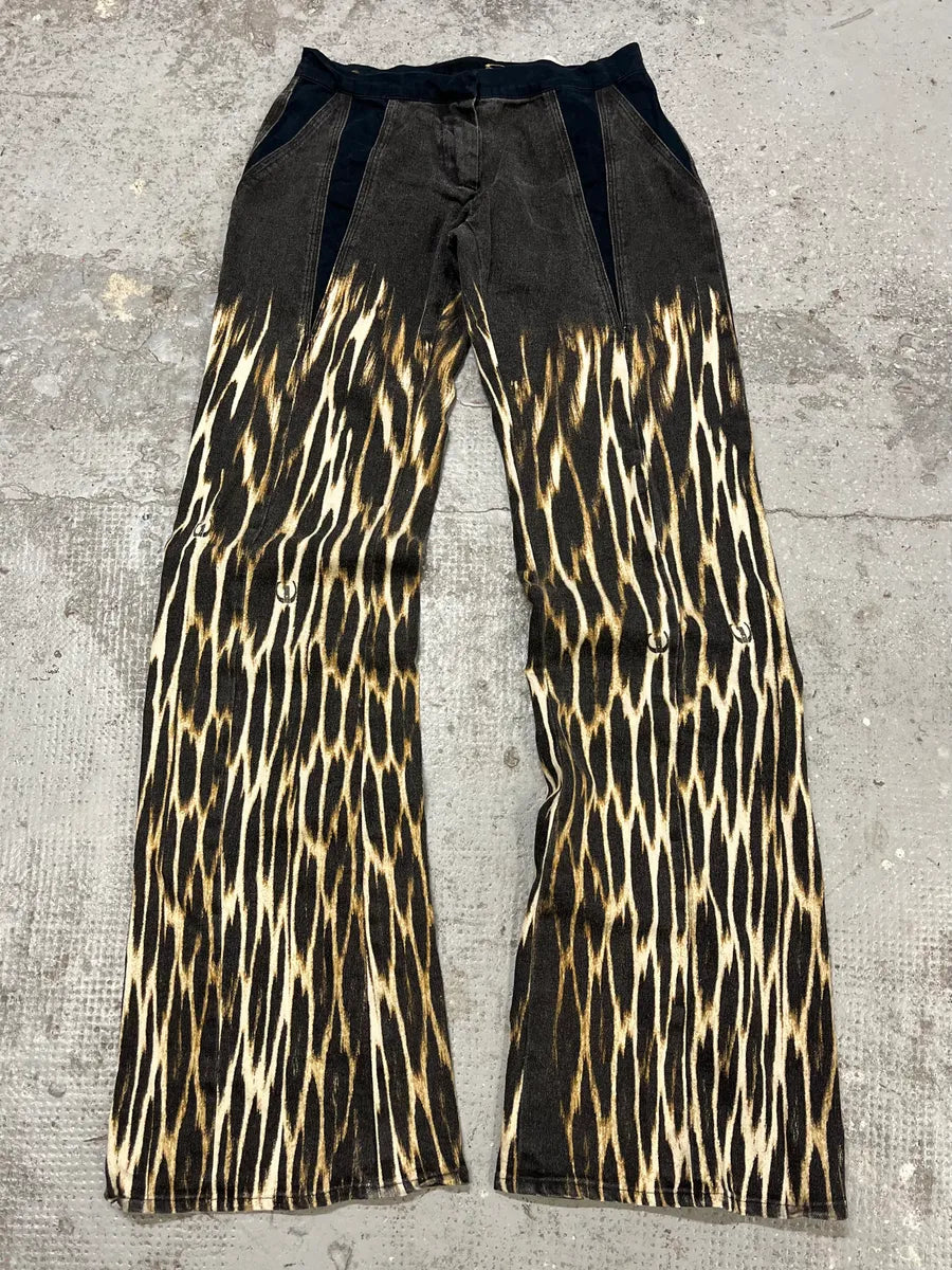 AW2004 Cavalli Leopard Gradient Pants TqWKJTH 0