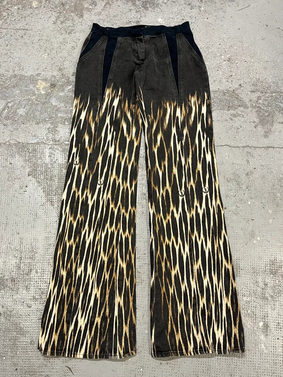 AW2004 Cavalli Leopard Gradient Pants TqWKJTH 4