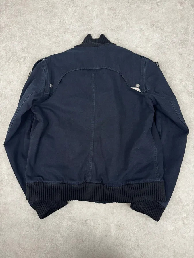 AW2004 Cavalli Navy Astro Bomber Jacket NSccloP 3