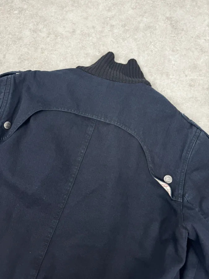 AW2004 Cavalli Navy Astro Bomber Jacket NSccloP 6