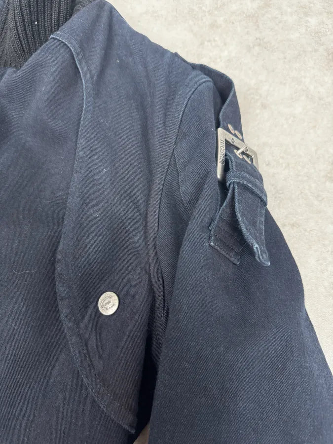 AW2004 Cavalli Navy Astro Bomber Jacket NSccloP 9