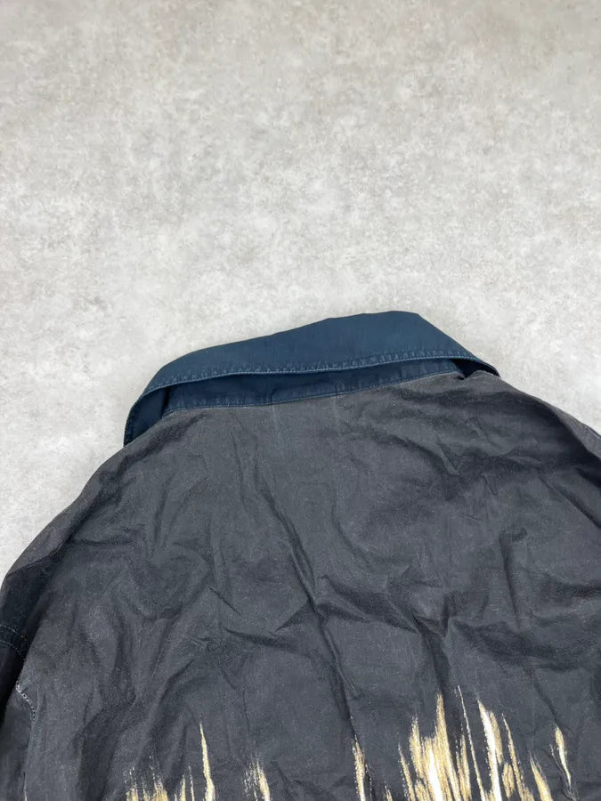 AW2004 Cavalli Dark Navy Fire Magma Shirt zZNPgjO 6