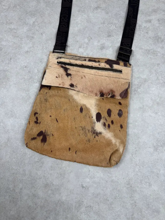 AW2004 Cavalli Pony Hair Leather Shoulder Bag rNsBZsz 3