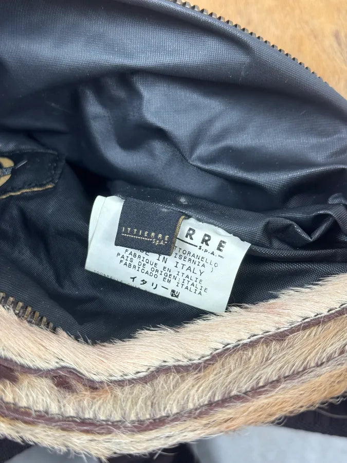 AW2004 Cavalli Pony Hair Leather Shoulder Bag rNsBZsz 8