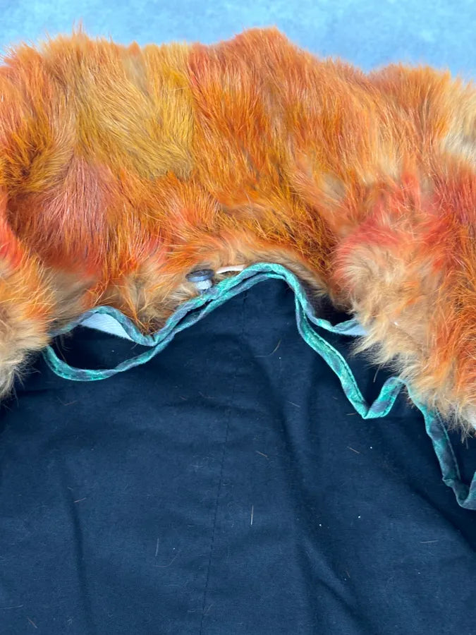 AW2004 Cavalli Sunset Long Fur Collar Jacket OSYjXdy 10