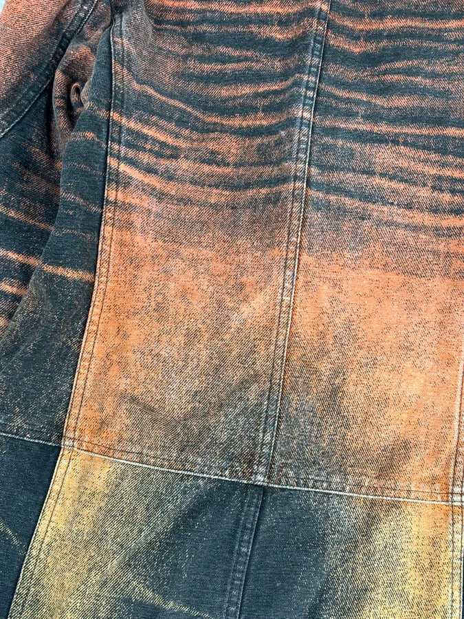 AW2004 Cavalli Sunset Long Fur Collar Jacket OSYjXdy 9