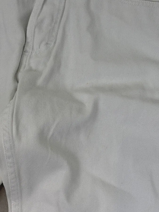 AW2004 Dolce & Gabbana Archive Winner White Denim Jeans  LNiUUbX 9