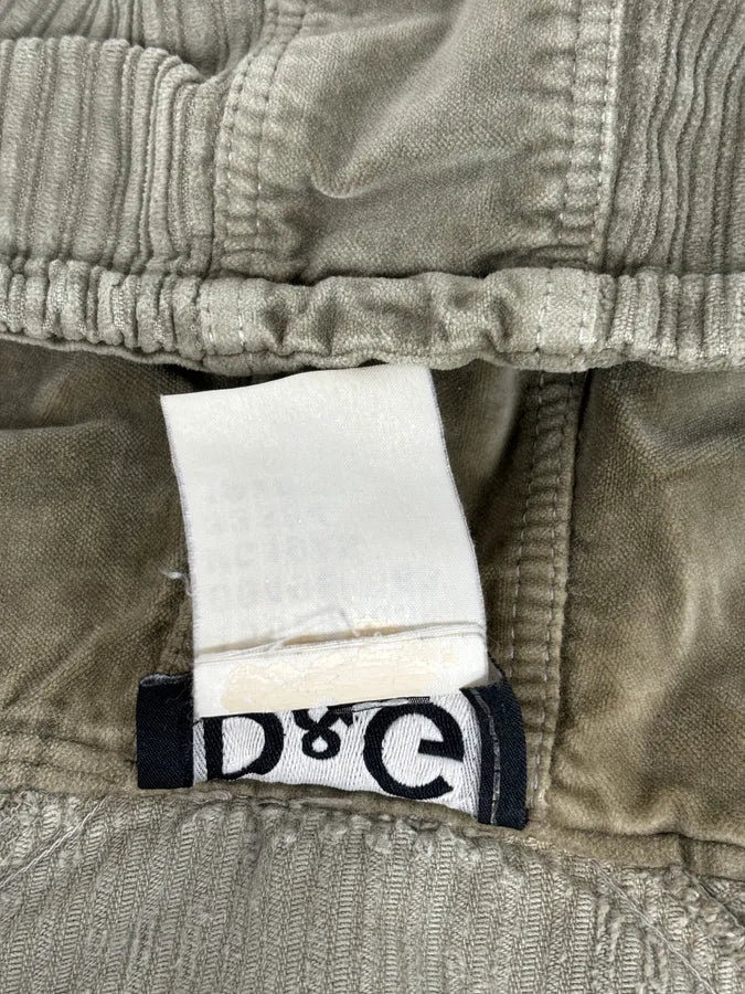 AW2004 Dolce & Gabbana Beige & Brown Velvet Zip-up Hoodie VdlfRWp 11