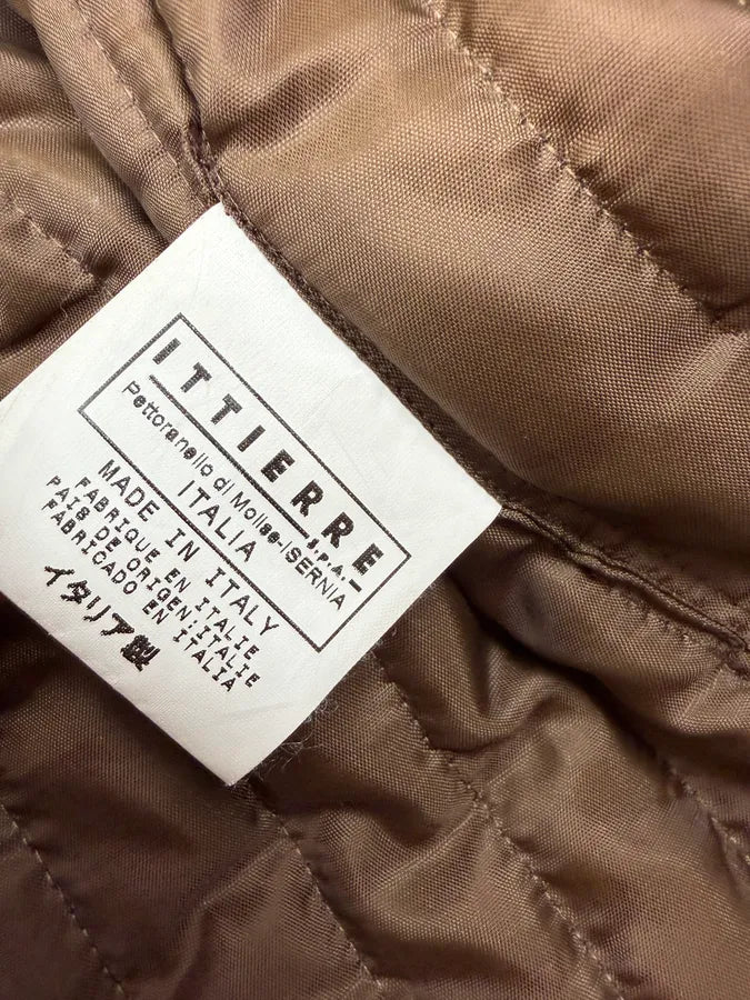 AW2004 Dolce & Gabbana Beige Cafe Racer Biker Jacket WppLNhi 10