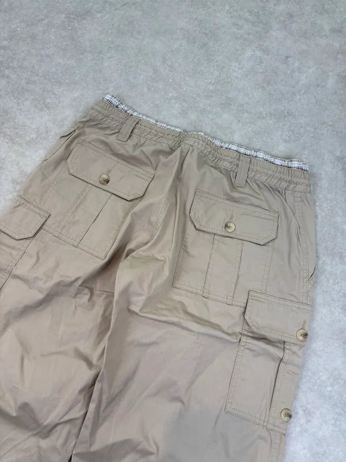 AW2004 Dolce & Gabbana Beige Long Cargo Shorts IgMGxzF 6