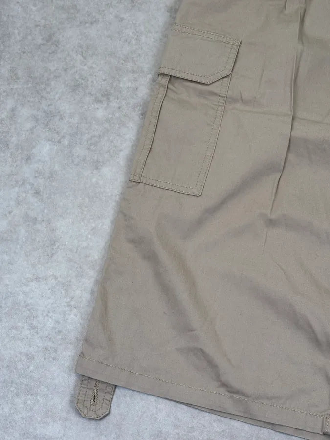 AW2004 Dolce & Gabbana Beige Long Cargo Shorts IgMGxzF 9