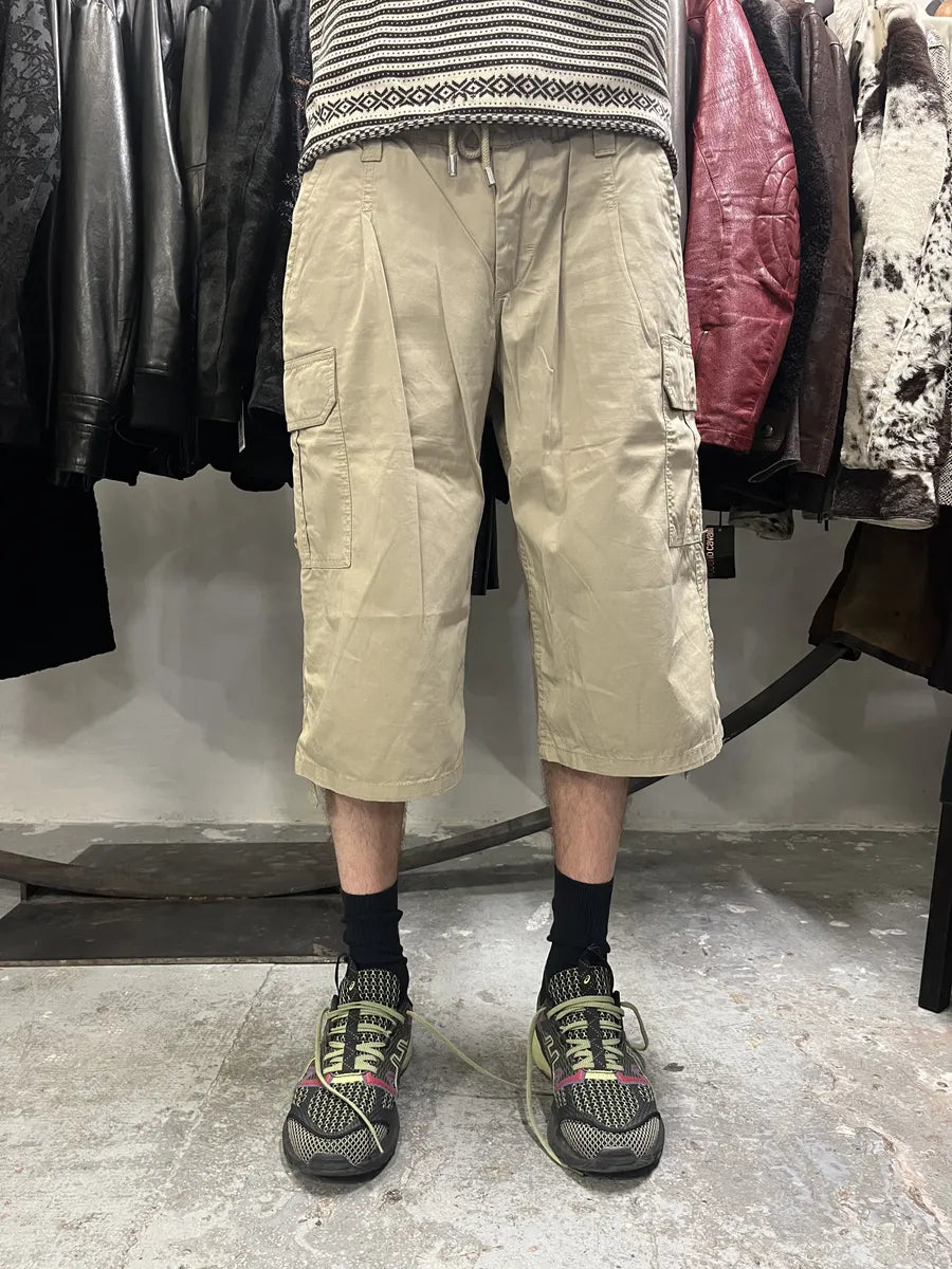 AW2004 Dolce & Gabbana Beige Parachute Cargo Shorts (M) IDBMyyi 2