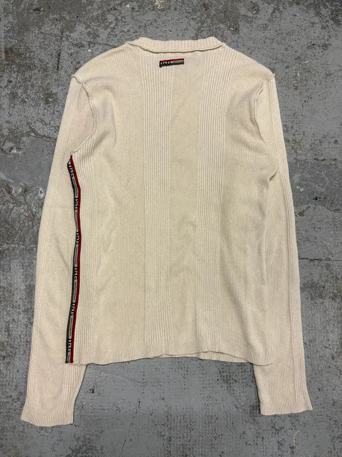AW2004 Dolce & Gabbana Beige Wool Sweater oQkxdep 5