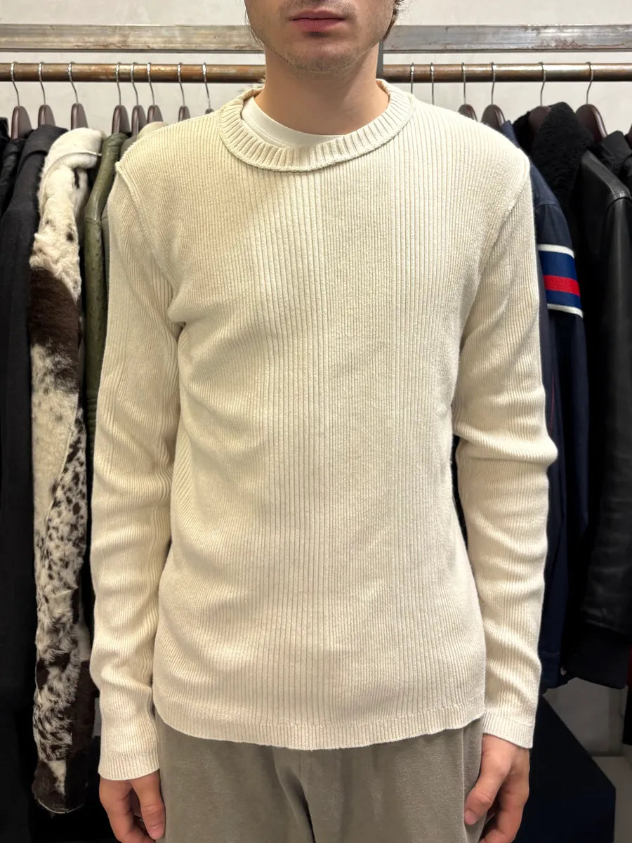 AW2004 Dolce & Gabbana Beige Wool Sweater oQkxdep 1