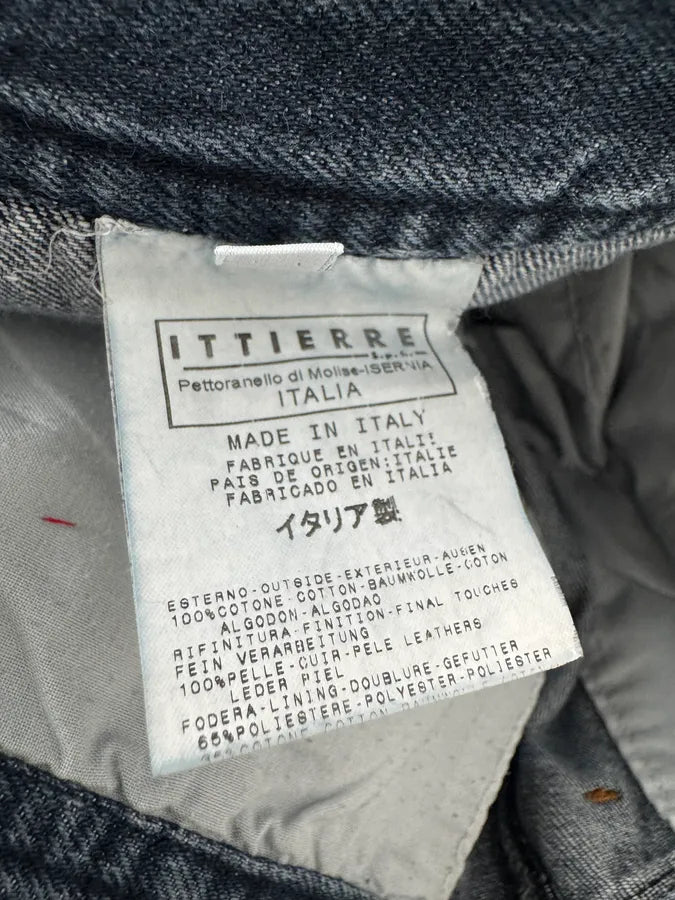 AW2004 Dolce & Gabbana Blue Biker Denim Jeans QqXWRXv 8