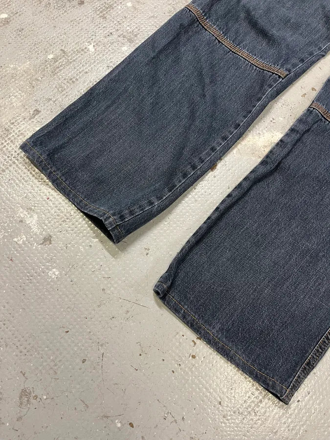 AW2004 Dolce & Gabbana Blue Denim Biker Jeans (M) vThIwsN 6