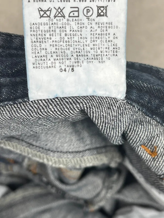 AW2004 Dolce & Gabbana Blue Denim Zip Multi-Pocket Jeans aKIYJQu 12