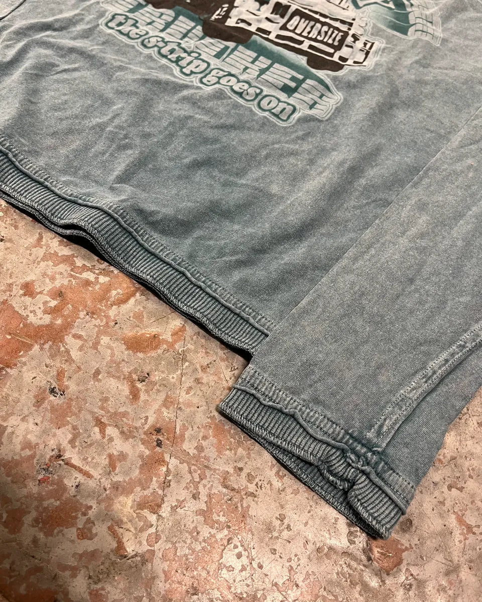 AW2004 Dolce & Gabbana Blue Teal Truck Graphic Longsleeve GjgxVqy 6