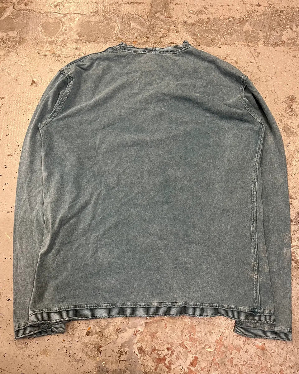 AW2004 Dolce & Gabbana Blue Teal Truck Graphic Longsleeve GjgxVqy 7