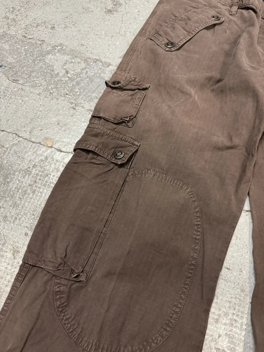 AW2004 Dolce & Gabbana Brown Cargo Multi Pockets Pants MrNdbDb 5