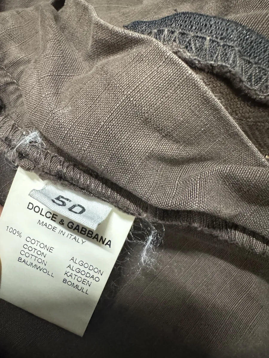 AW2004 Dolce & Gabbana Brown Cargo Multi Pockets Pants MrNdbDb 8