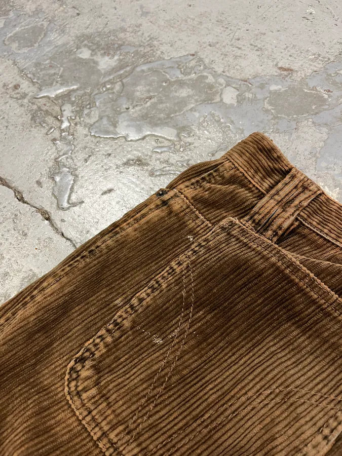 AW2004 Dolce & Gabbana Brown Corduroy Cargo Pants BADIiHK 11