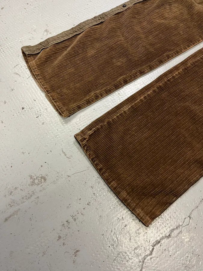 AW2004 Dolce & Gabbana Brown Corduroy Cargo Pants BADIiHK 7