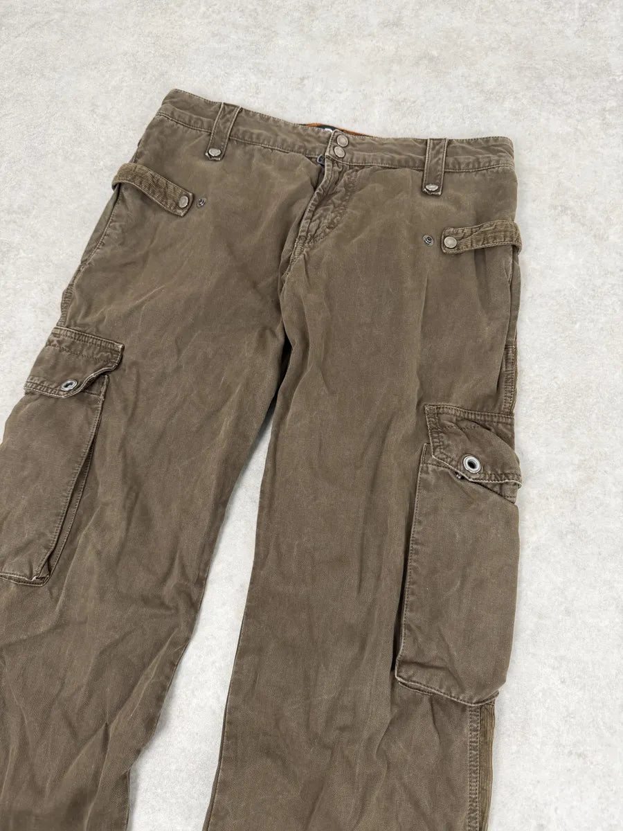 AW2004 Dolce & Gabbana Brown Cozy Utility Cargo Pants WqoFAPN 6