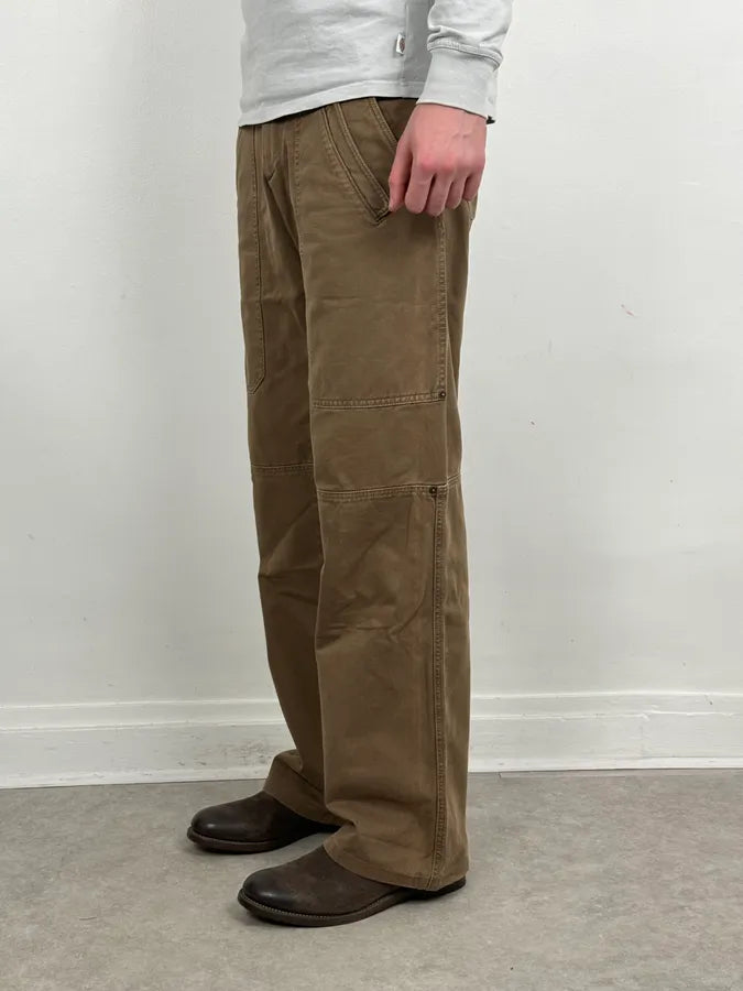 AW2004 Dolce & Gabbana Brown Utility Straight Cozy Pants xQAVIFd 2