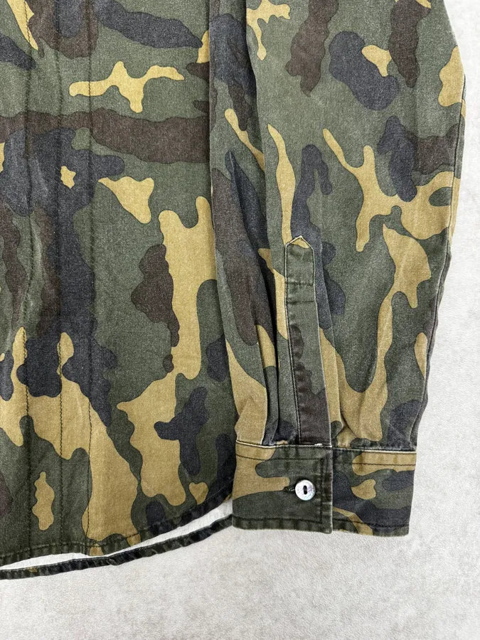 AW2004 Dolce & Gabbana Camo Khaki Cargo Shirt rNPXHpg 7