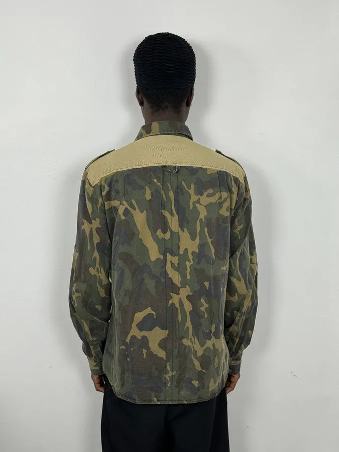 AW2004 Dolce & Gabbana Camo Khaki Cargo Shirt rNPXHpg 2