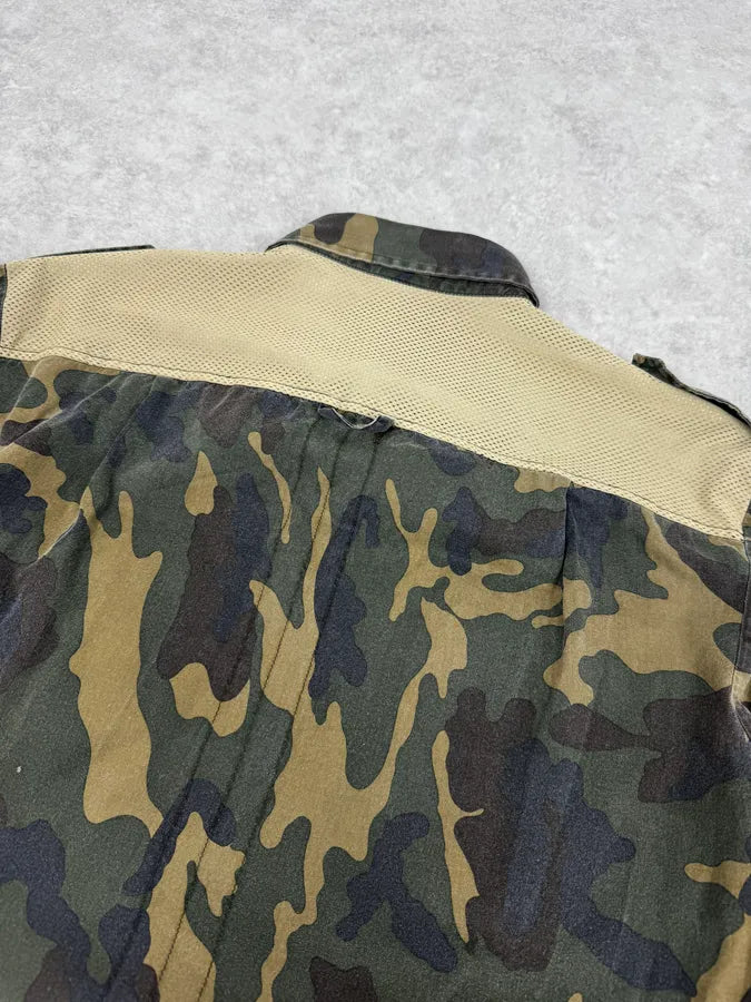 AW2004 Dolce & Gabbana Camo Khaki Cargo Shirt rNPXHpg 5