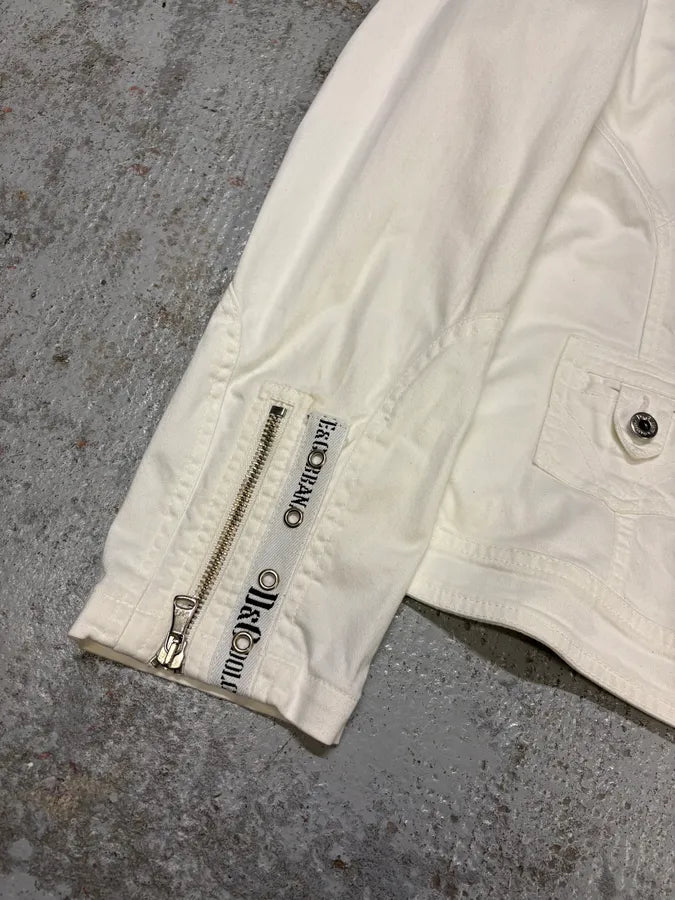 AW2004 Dolce & Gabbana Cargo Army White Jacket GEKGwrx 5